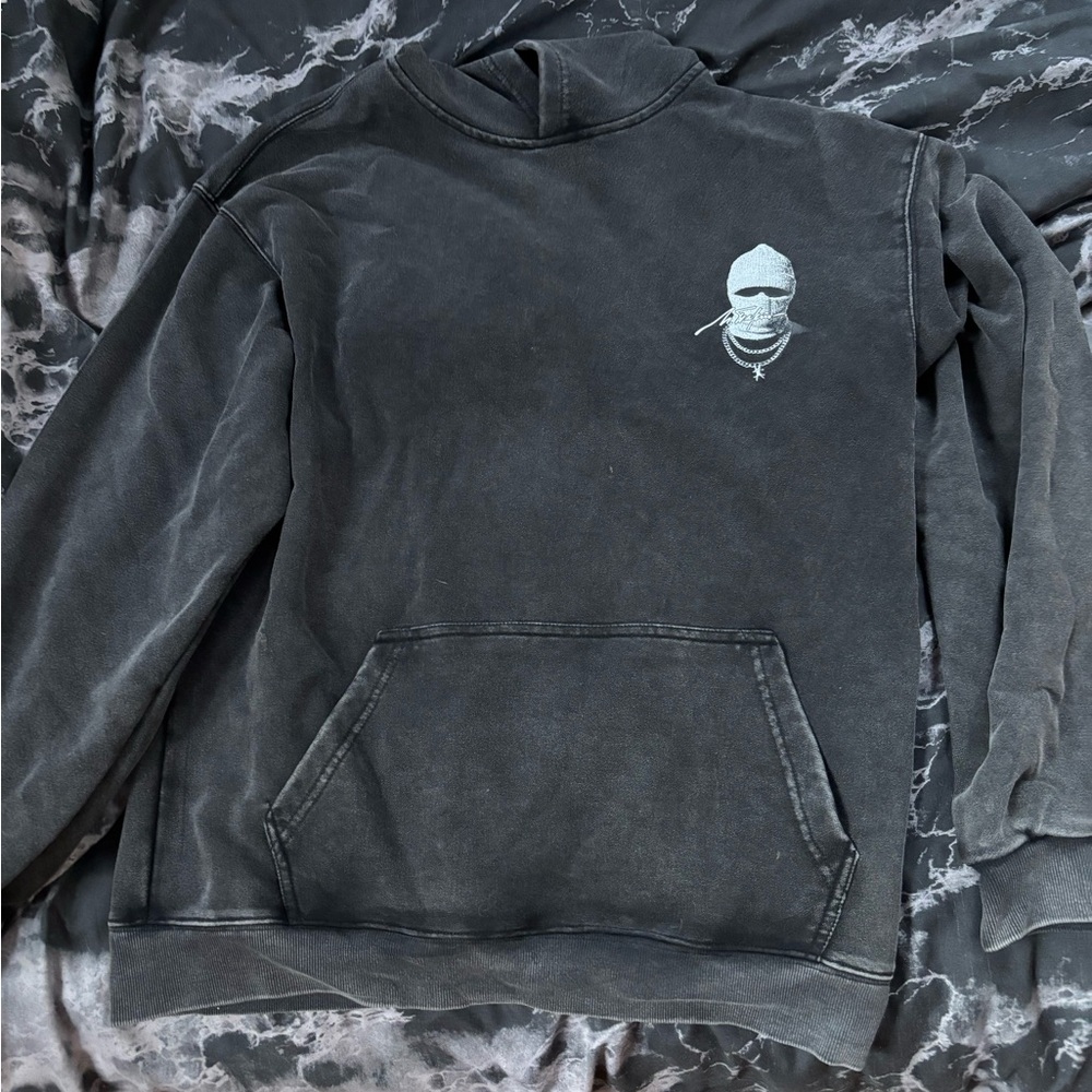 Black Graphic Hoodie